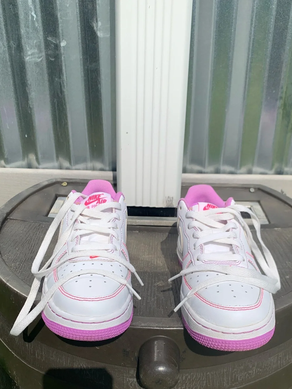 Nike Air Force 1 Low GS ‘Contrast Stitch-Fuchsia Glow’  Nike CW1575-110